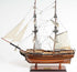 24" Brown Manufactured Wood Boat Hand Painted Sculpture