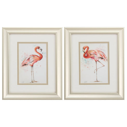 10" X 12" Champagne Gold Color Frame Pink Showoff (Set Of 2)