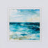 12" X 12" Champagne Gold Color Frame Ocean Break (Set Of 2)