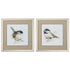 Set of Two 18" X 18" Champagne Framed Art Wall Decor