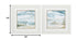 19" X 19" White Frame Subtle Mist (Set Of 2)
