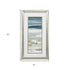 Set of Two 27" X 15" Ocean Print Silver Framed Art Wall Decor