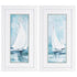 15" X 27" White Frame Soft Sail (Set Of 2)