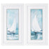 15" X 27" White Frame Soft Sail (Set Of 2)