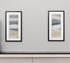 13" X 25" Silver Frame Raindrops (Set Of 2)