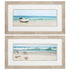 27" X 15" White Frame Tides View (Set Of 2)
