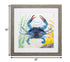 23" X 23" Woodtoned Frame Sea Creature Crab