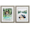 19" X 23" Woodtoned Frame Lake Views (Set Of 2)