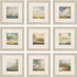 16" X 16" Champagne Gold Color Frame Atmosphere (Set Of 9)