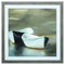 30" X 30" Woodtoned Frame Boat Friends