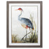 36" X 27" Heron Brown Wood Tone Framed Wall Art