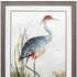 36" X 27" Heron Brown Wood Tone Framed Wall Art
