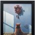 9" X 11" Black Frame A Timely Lunch