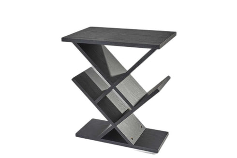 19" x 12" x 21.5" Black  Accent Table
