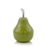 7" Green Aluminum Decorative Pear Tabletop Sculpture