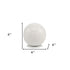 4" Blue Aluminum Decorative Orb Tabletop Sculpture