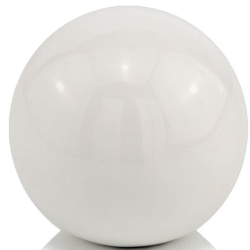 4" Blue Aluminum Decorative Orb Tabletop Sculpture