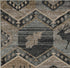 5' X 8' Blue And White Woodland Lodge Area Rug