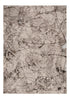 6' X 9' Ivory Gray and Brown Abstract Area Rug