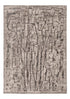 8' X 11' Gray And Black Abstract Distressed Area Rug