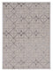 5' X 8' Ivory And Brown Geometric Area Rug