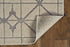 5' X 8' Ivory And Brown Geometric Area Rug