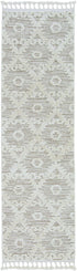 9' X 13' Beige and Ivory Geometric Area Rug