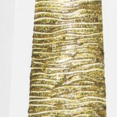 11" Clear And Gold Cylinder Lead Free Crystal Table Vase