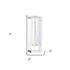 7" Clear Bud Lead Free Crystal Table Vase