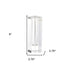 7" Clear Bud Lead Free Crystal Table Vase