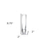 9" Clear Cylindrical Lead Free Crystal Bud Table Vase