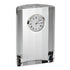 5" Silver Crystal Table Clock