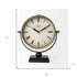 12" Round Gold Metal Wall Clock
