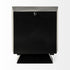 11" Black Fabric Table Clock