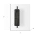 Rectangular Large Black Industrial Style Wall Clock