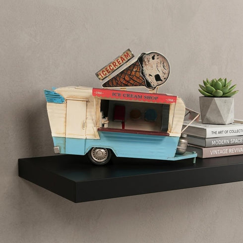 Ice Cream Trailer Metal Model