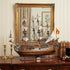 Sailboat Model With Chrome And Brass Fittings
