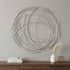 26" X 26" Silver Metal Circle
