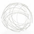 26" X 26" Silver Metal Circle
