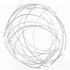 26" X 26" Silver Metal Circle