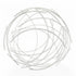 26" X 26" Silver Metal Circle