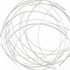 26" X 26" Silver Metal Circle