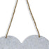 Home Gray Galvanized Cut Out Metal Wall Decor
