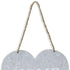 Home Gray Galvanized Cut Out Metal Wall Decor