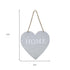 Home Gray Galvanized Cut Out Metal Wall Decor
