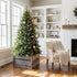 28" Natural Weathered Gray Plank Christmas Tree Collar