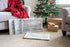 23" Gray White Wash Plank Christmas Tree Collar