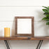 6" x 6" Brown Solid Wood Tabletop Picture Frame