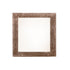 6" x 6" Brown Solid Wood Tabletop Picture Frame