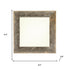 6" x 6" Gray Solid Wood Tabletop Picture Frame